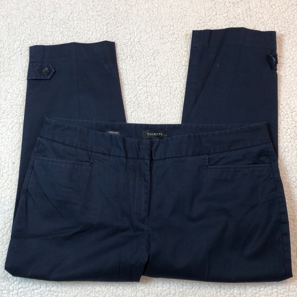 Talbots Pants - Talbots Signature Dark Blue Capri Pants Size 16